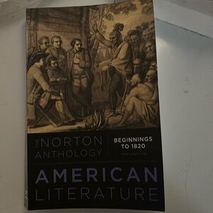 The Norton Anthology American Literature Beginnings to 1820